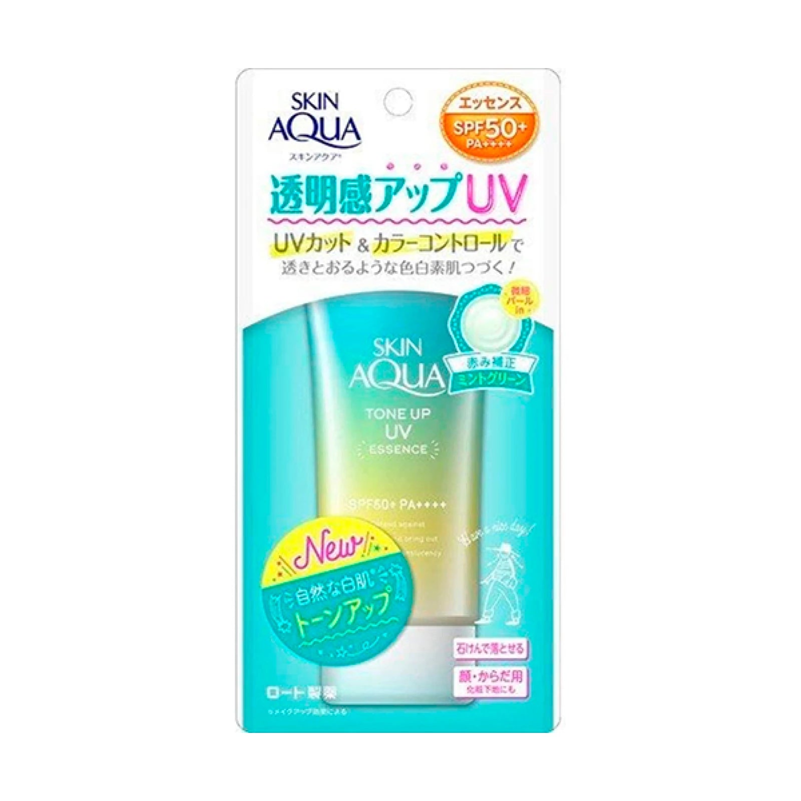 Skin Aqua Tone Up UV Essence Mint Green SPF50+ PA++++ (80 g)